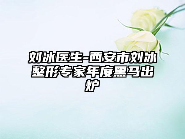 刘冰医生-西安市刘冰整形专家年度黑马出炉